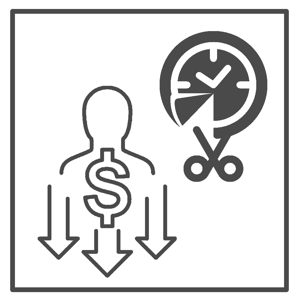 Reduces labor time and cost