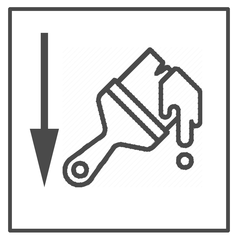 Savings on consumption of priming material - one layer is enough