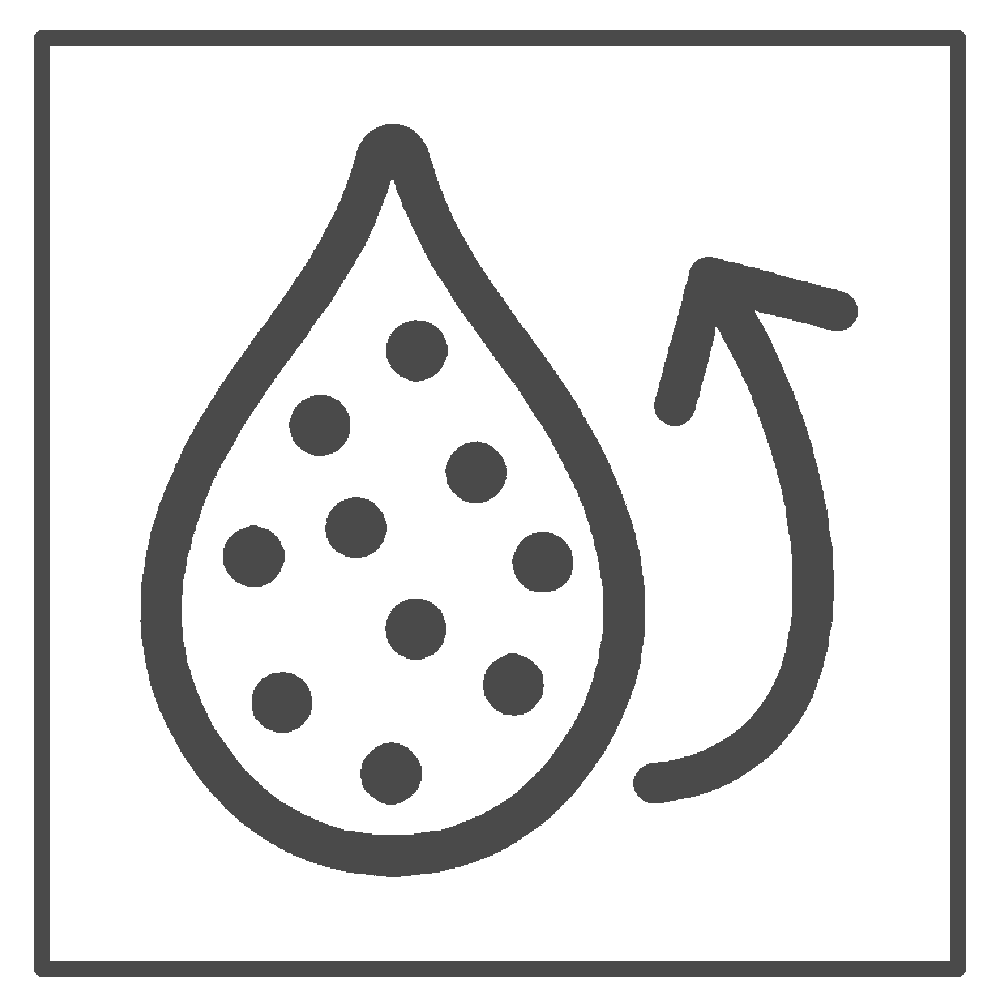 Twice lower level of formaldehyde emission